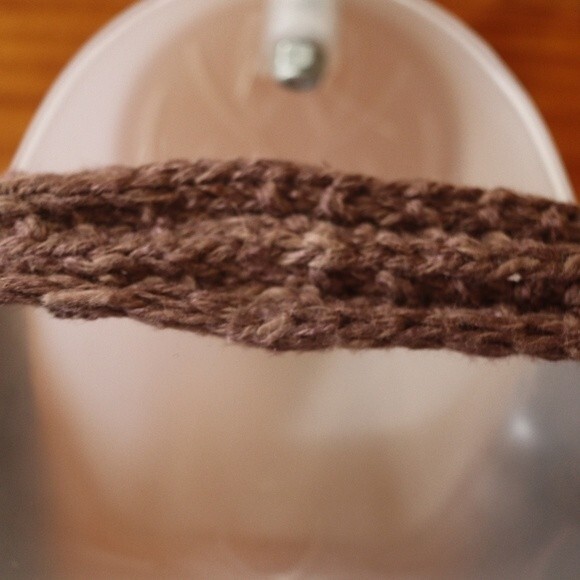 Vintage Scarf Vest Bohemian Hippy Tie Around Scarf With Pockets - Picture 9 of 13